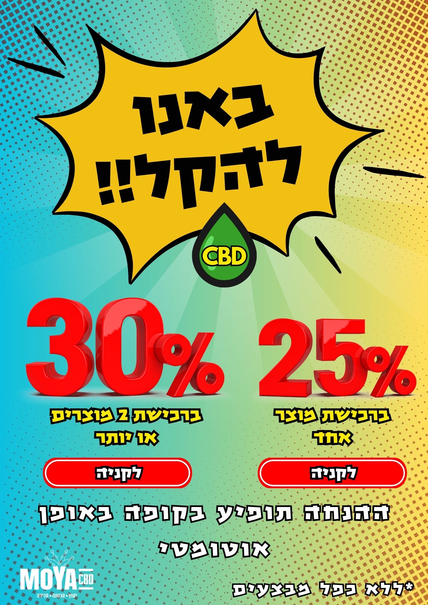 באנו להקל פירוט מבצעים